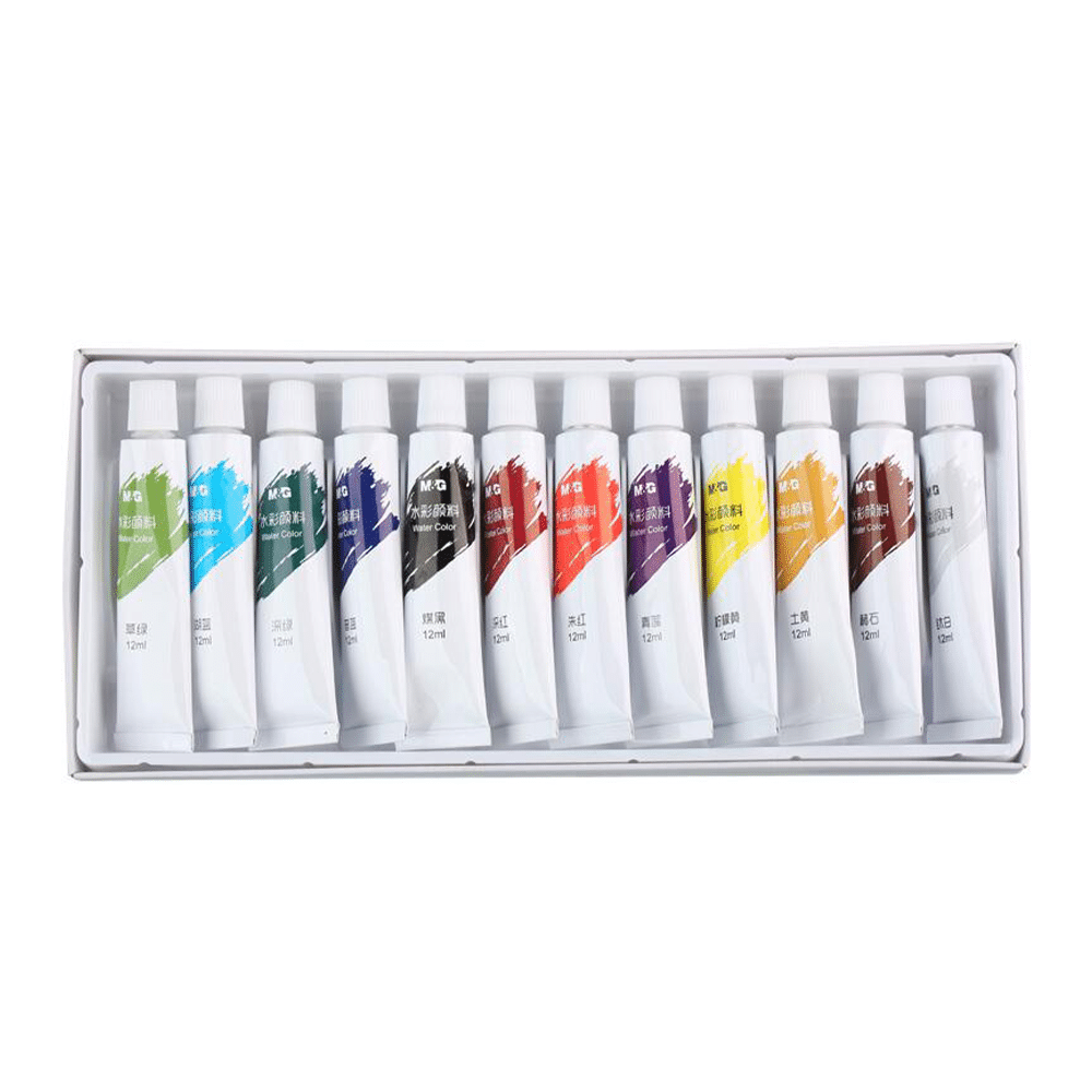 M&Amp;G Τεμπερα 12 Χρωματα 12 Ml