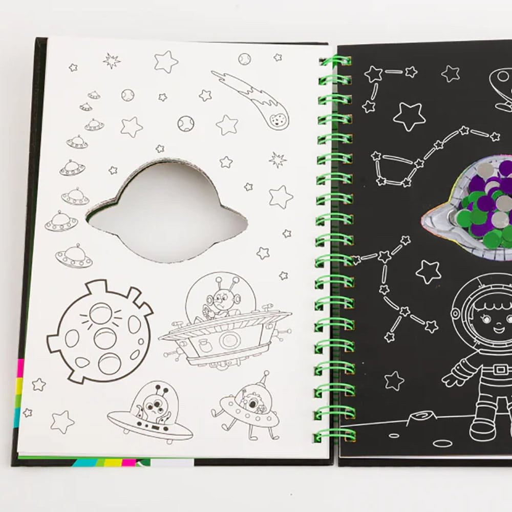 Scratch Art Sparkles: Space