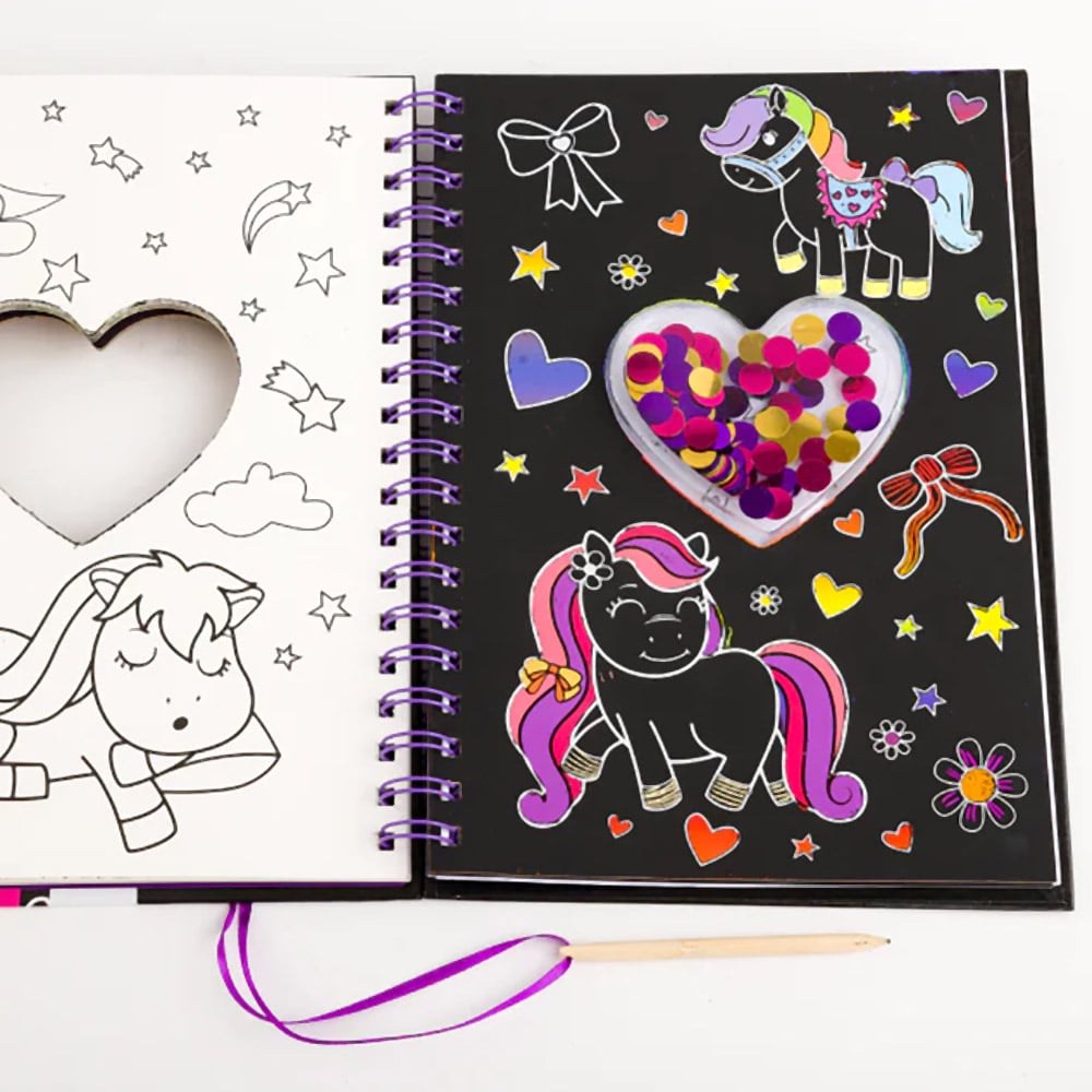 Scratch Art Sparkles: Ponies
