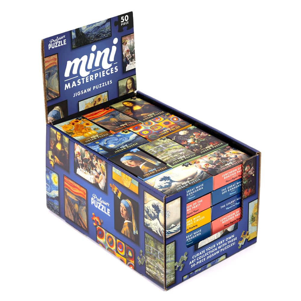 Mini Masterpieces 50 Pcs Jigsaws – 10 Designs