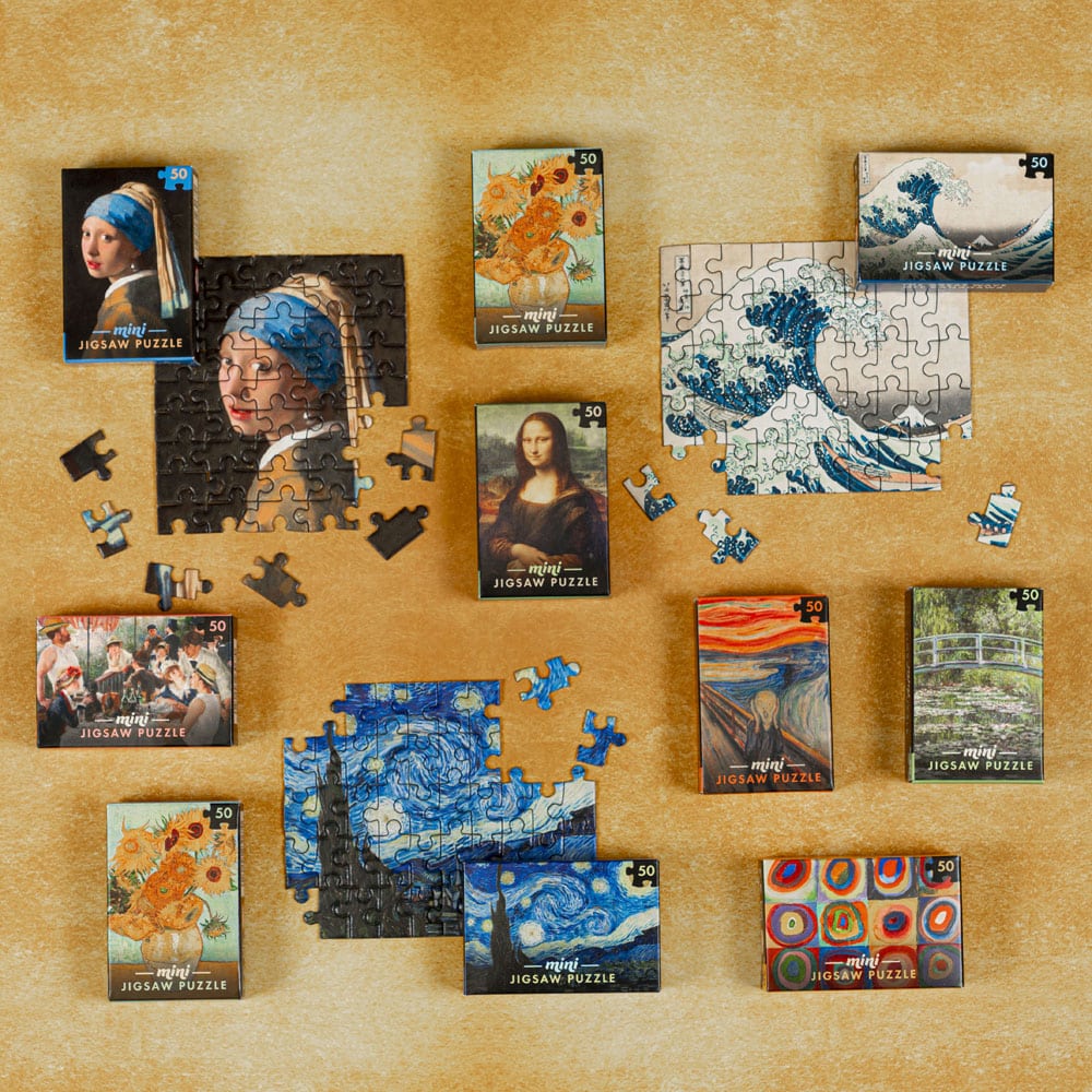 Mini Masterpieces 50 Pcs Jigsaws – 10 Designs
