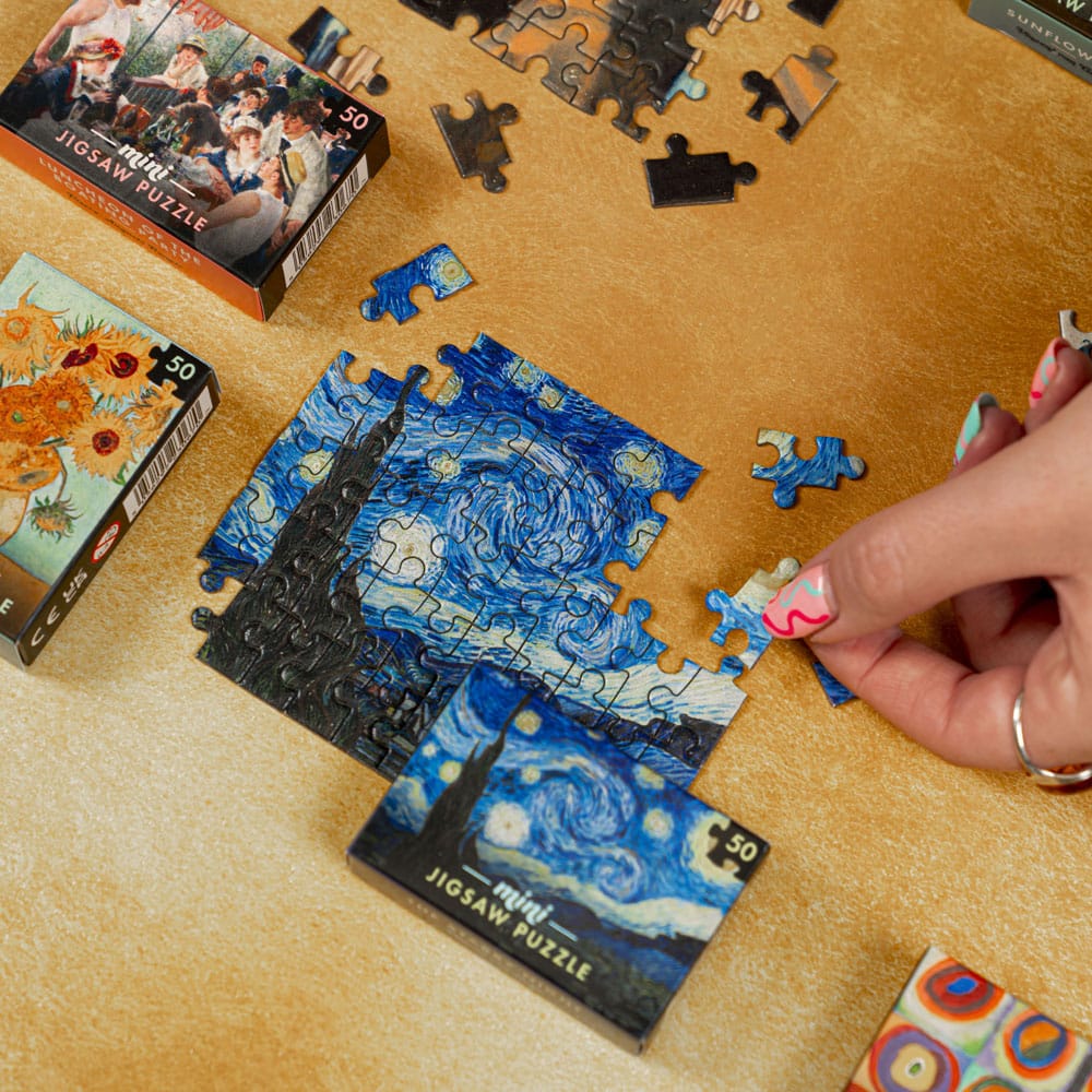 Mini Masterpieces 50 Pcs Jigsaws – 10 Designs