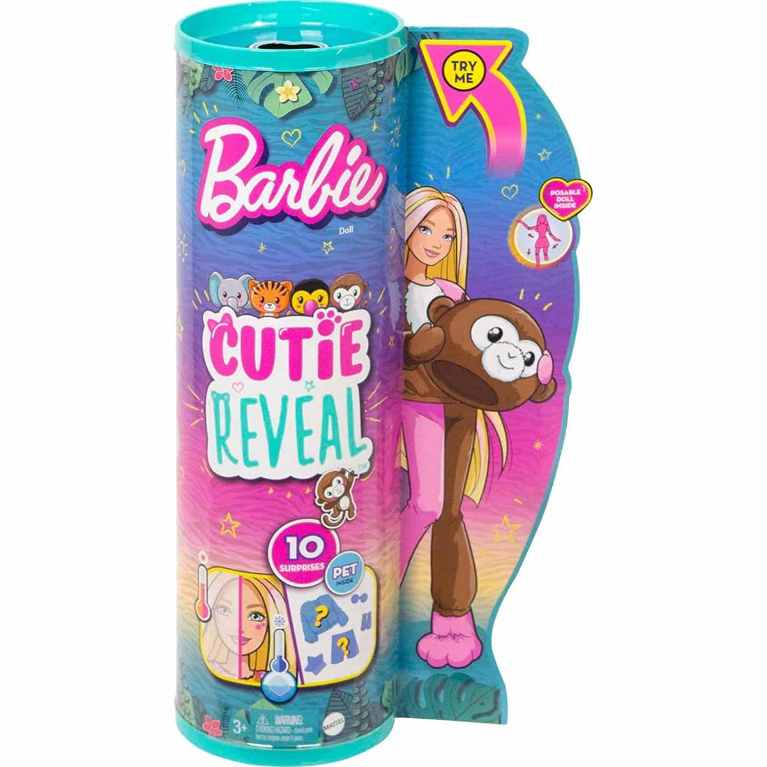 Mattel Barbie Cutie Reveal - Μαϊμουδακι