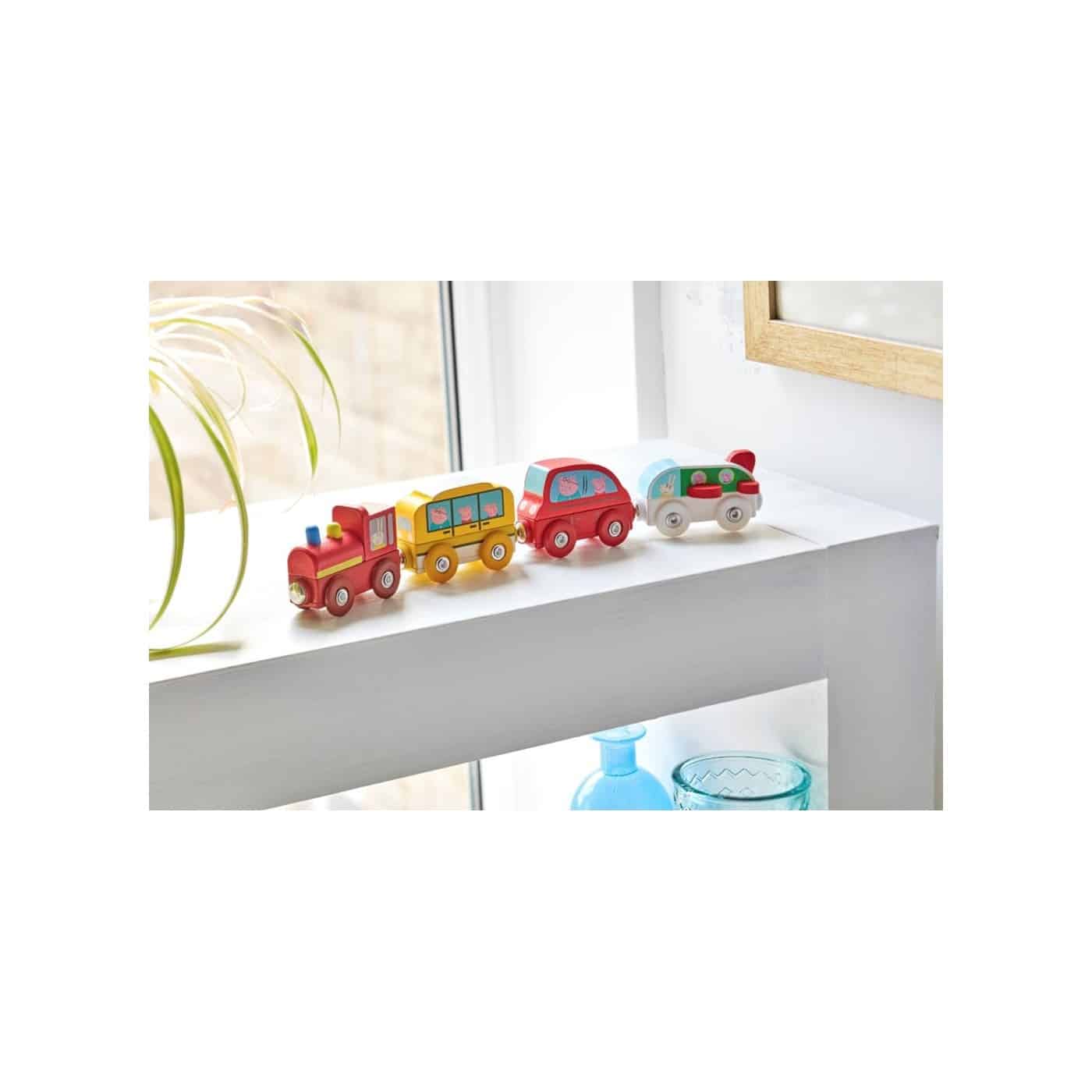 GIOCHI PREZIOSIPeppa Pig Ξυλινα Οχηματακιαpapell.gr