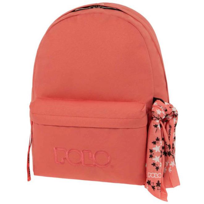 PoloPolo Σακιδιο Original Scarf - Κοραλιpapell.gr