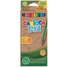 Carioca Ξυλομπογιες Tita Eco Family 3Mm 12 Χρωματα