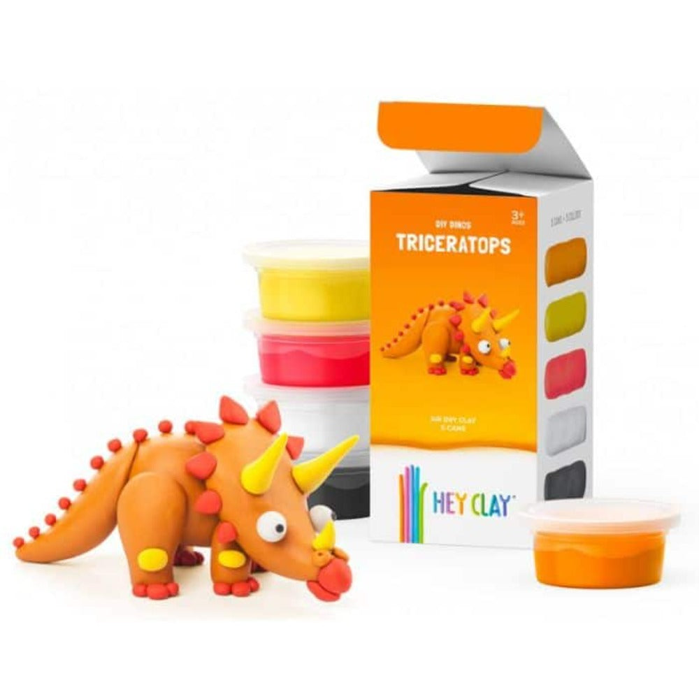 Hey Clay Claymates Triceratops