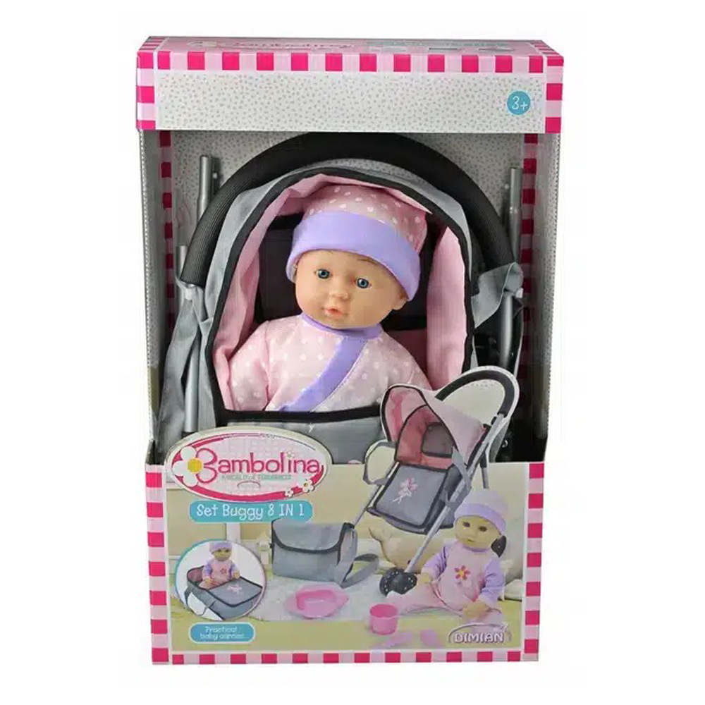 JUST TOYSJust Toys Bambolina Amore Κούκλα 29 εκ με Καρότσι Και Αξεσουάρpapell.gr