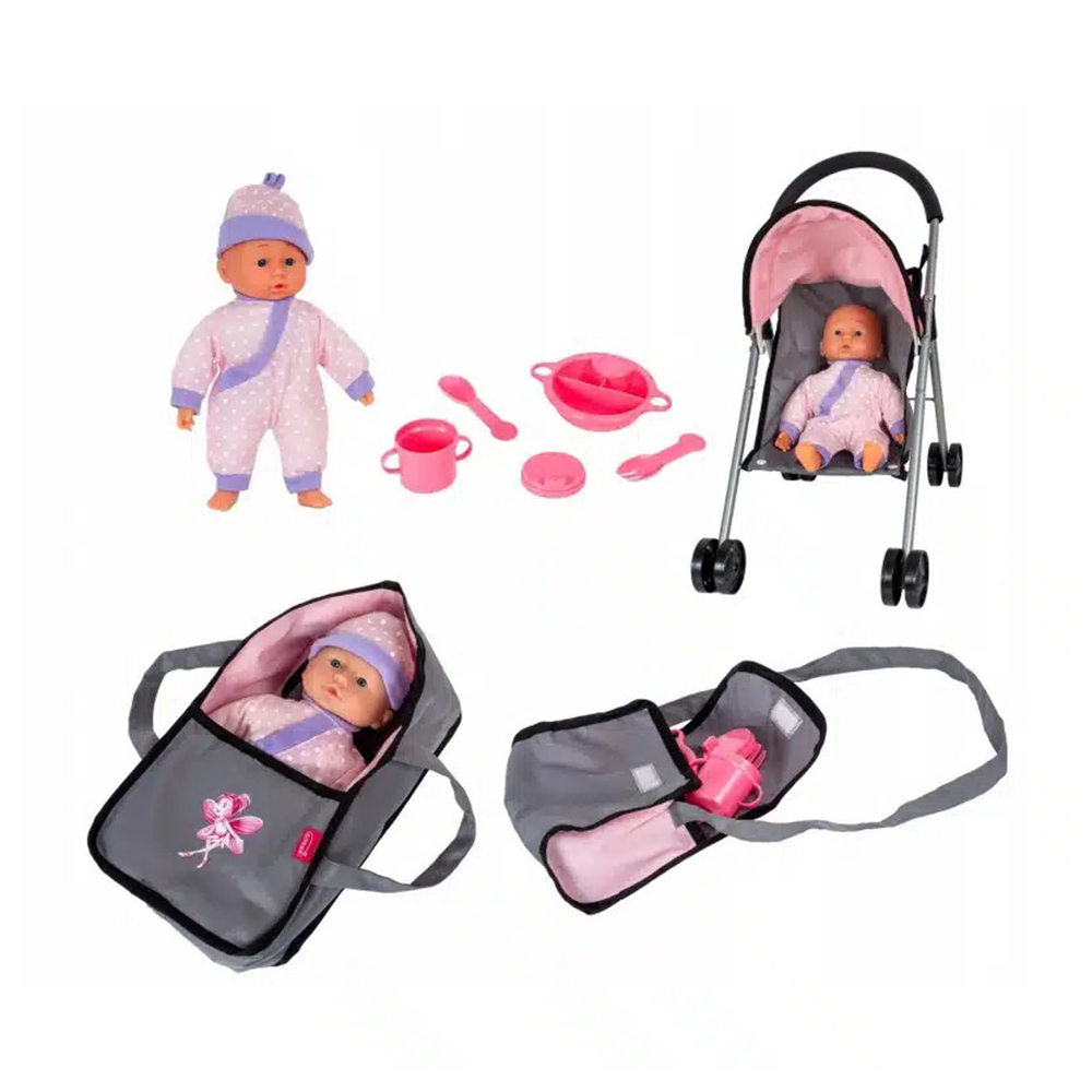 JUST TOYSJust Toys Bambolina Amore Κούκλα 29 εκ με Καρότσι Και Αξεσουάρpapell.gr