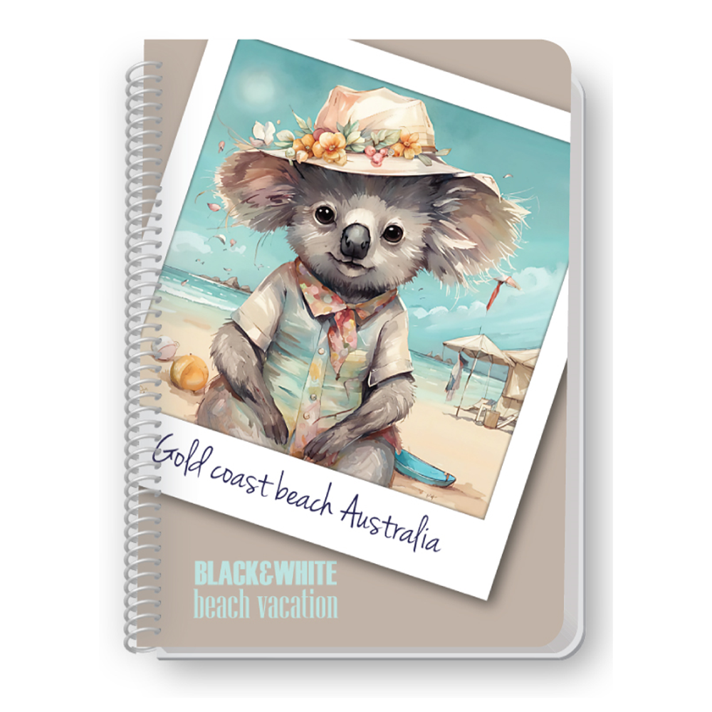 BLACK & WHITEBlack & White Τετράδιο Σπιράλ Vacationpapell.gr