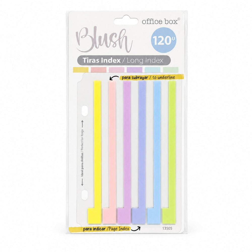 Αυτοκόλλητοι Σελιδοδείκτες Λωρίδες Blush Pastel 1.2x13 εκ. 120 Φύλλα