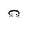 Μαyρο Σκουλαρiκι Barbell 1.2X6/8Mm Με Ζιργκον Surgical Steel 316L