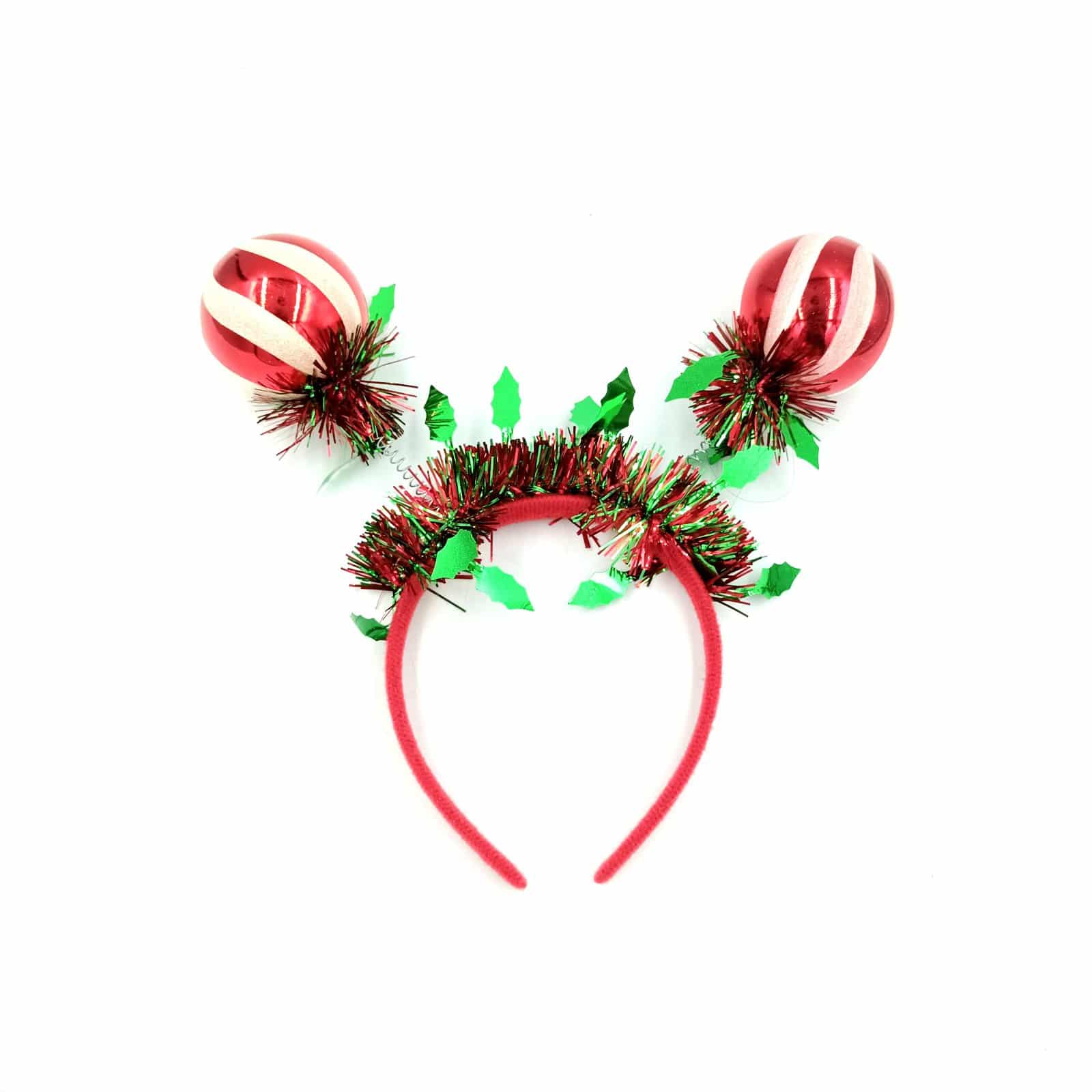 Χριστουγεννιατικη Στεκα Με Μπαλες Και Γκι