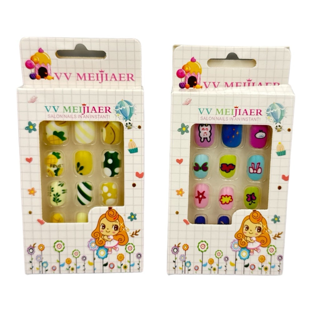 Αυτοκολλητα Παιδικα Νυχια Vv Meijiaer Salon Nails In An Instant 12 Σχεδια