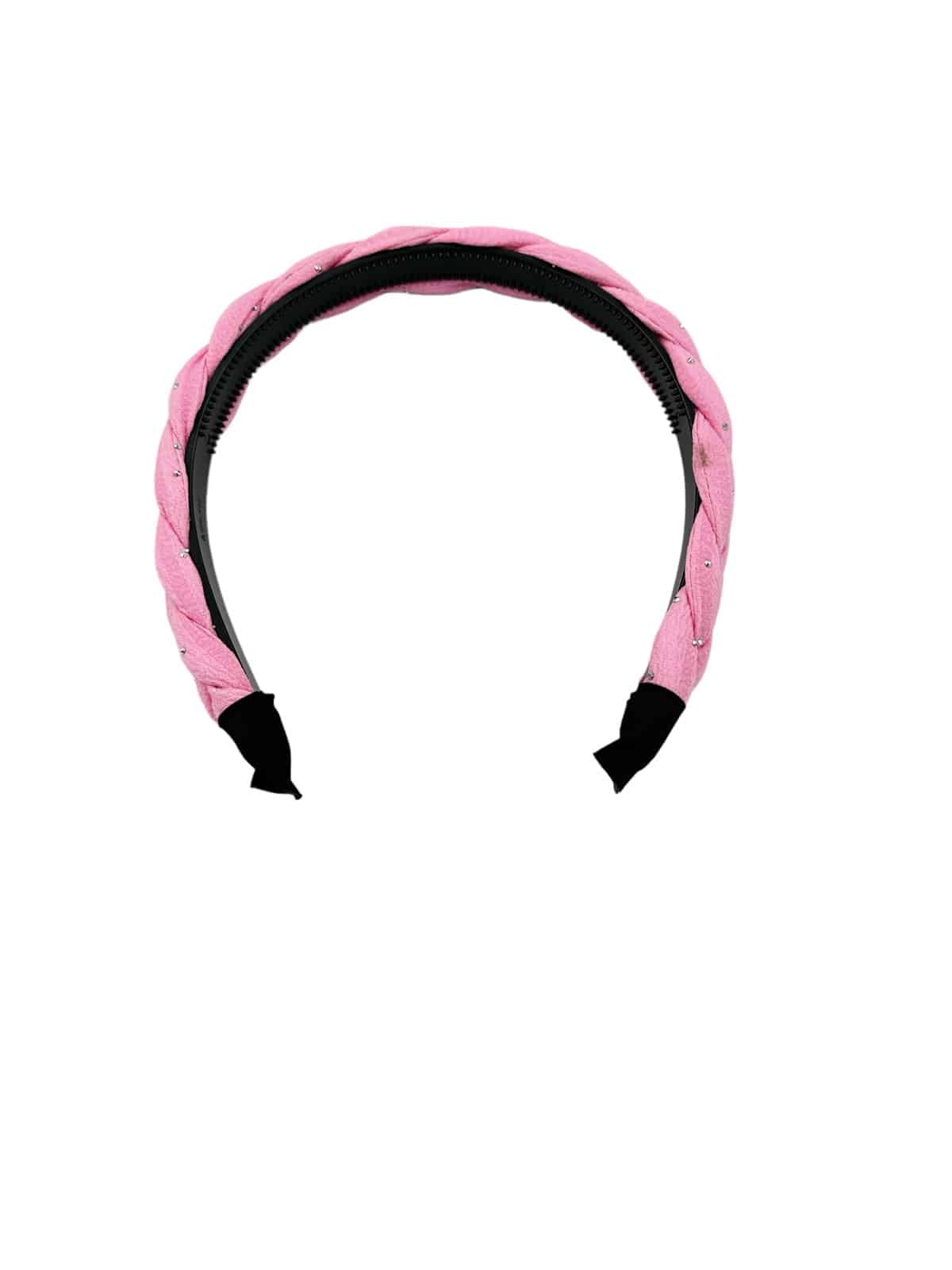 Στεκα Μαλλιων Πλεξουδα Με Στασακια Pastel Διαφορα Χρωματα