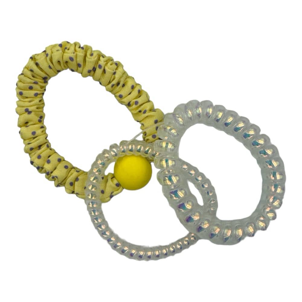 Λαστιχακια Μαλλιων Σπιραλ 1 Pastel- 2 Ιριδιζοντα