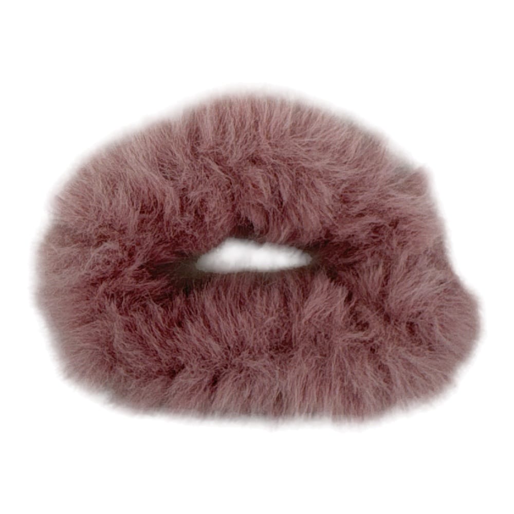 Scrunchies Γουνινο 1Τμχ Μονοχρωμο