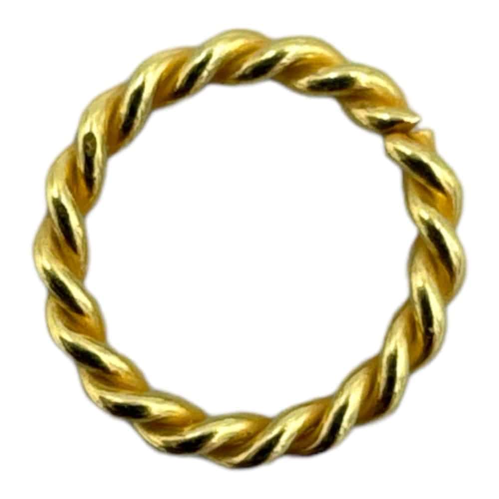 ASIMIΑσημενιο Επιχρυσο Στριφτο Κρικακι Μυτης 6Μμpapell.gr