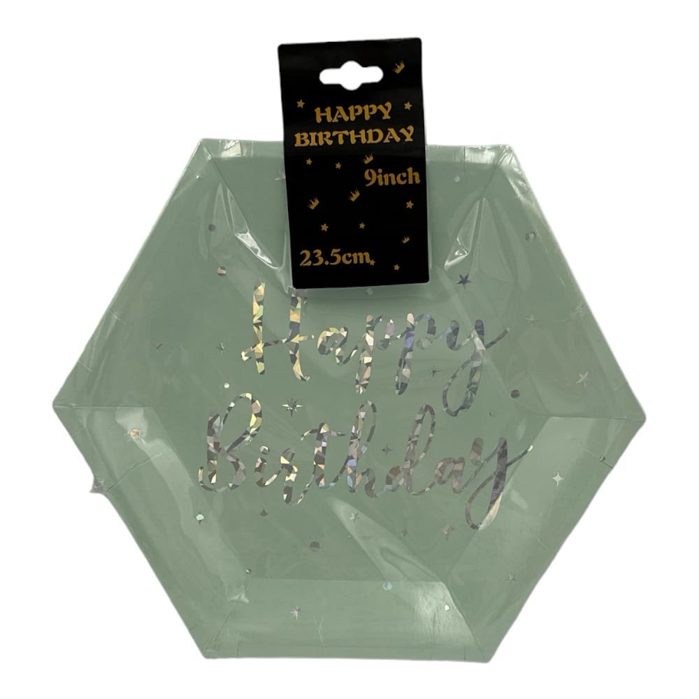 Πιατακια Party Εξαγωνικα 23.5Cm 10Pcs 4 Σχεδια