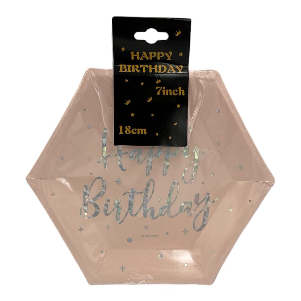 Πιατακια Party Εξαγωνικα 18Cm 10Pcs 4 Σχεδια