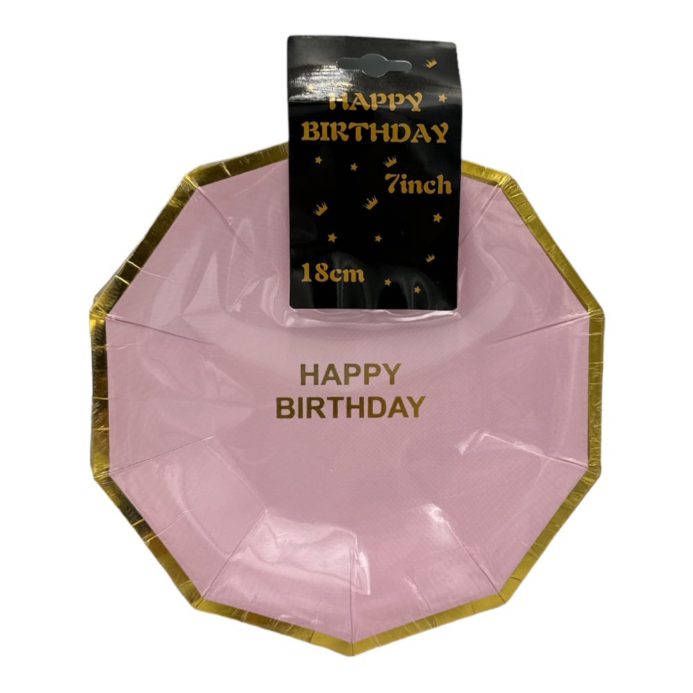 Πιατακια Party Πολυγωνικα 18Cm 10Pcs 4 Σχεδια