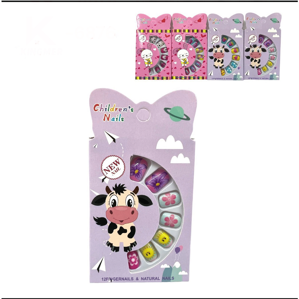 Παιδικα Νυχια Ζωακια 12 Τμχ Διαφορα Σχεδια