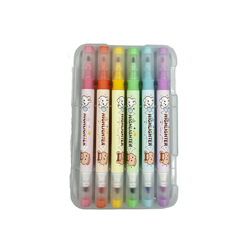 Σετ Highlighter Λαγουδακια 6 Tmx