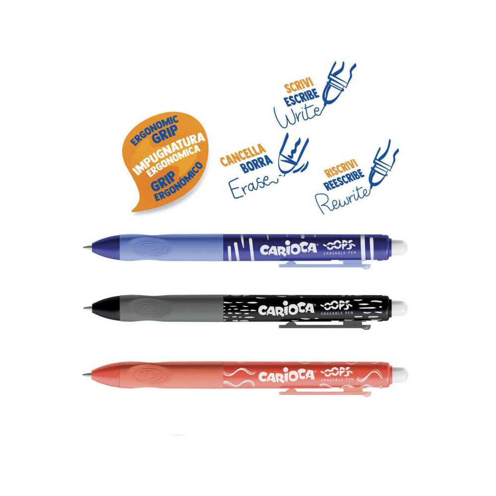 CariocaCarioca Oops Erasable Pen Μπλε 0.7 mmpapell.gr