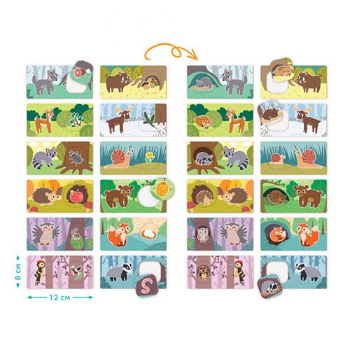 DodoMon Puzzle &Amp; Games Zoology For Babies – Η Ζωη Στο Δασος Do200108papell.gr