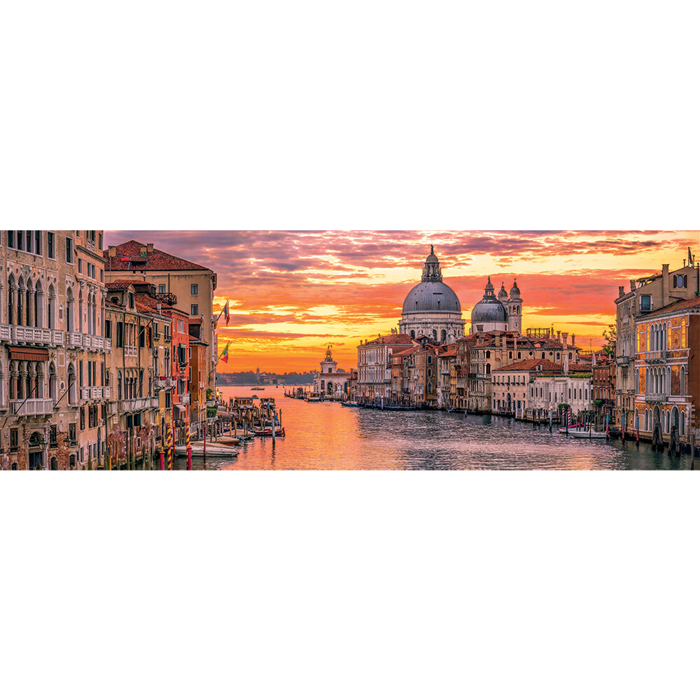 Clementoni Puzzle Panorama High Quality Collection Το Μεγάλο Κανάλι Βενετία 1000 τμχ - Compact Box