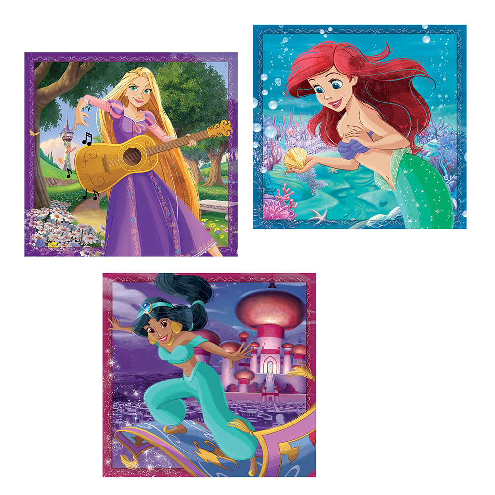 Clementoni Puzzle Παιδικό  Super Color Disney Princess 3x48 τμχ