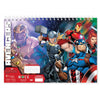 Μπλοκ Ζωγραφ Captain America 23X33 40Φυλ Αυτοκ-Στενσιλ- 2Σελ Χρ 2Σχ