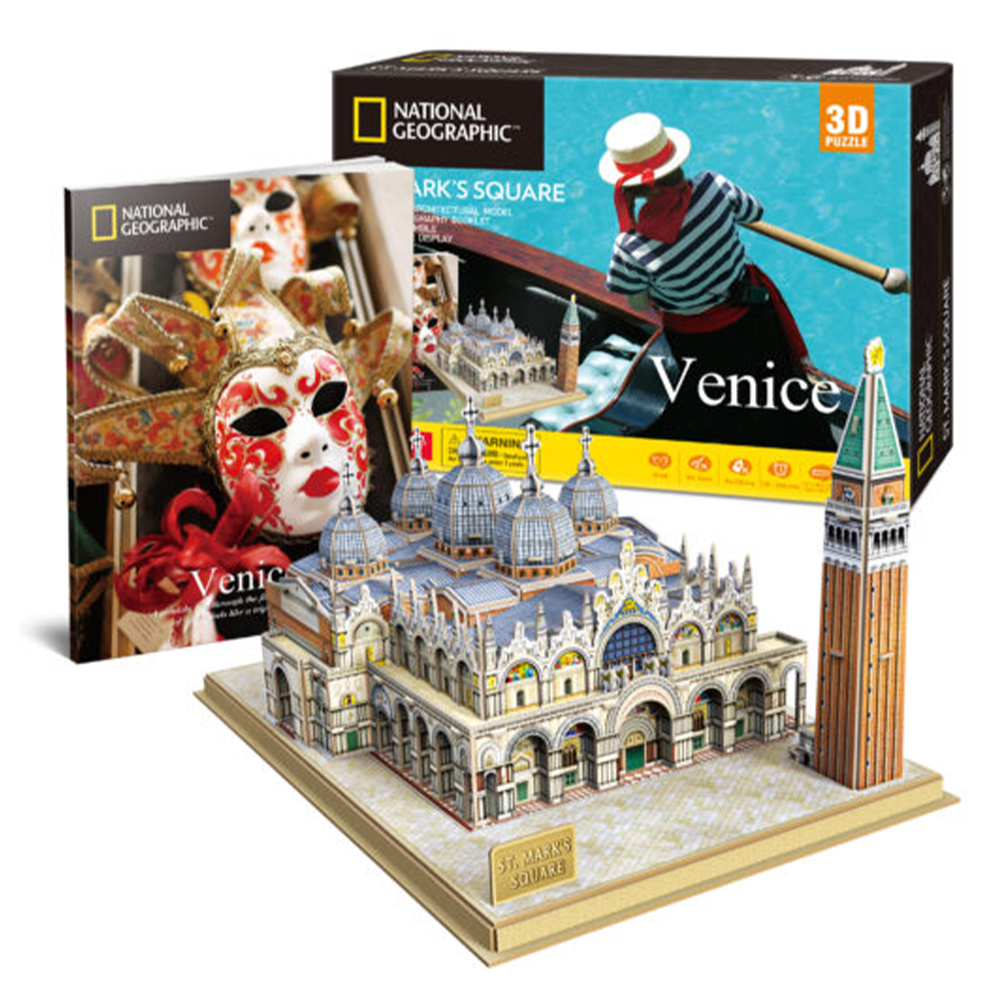 Cubic Fun 3D Puzzle St.Mark's Square National Geographic