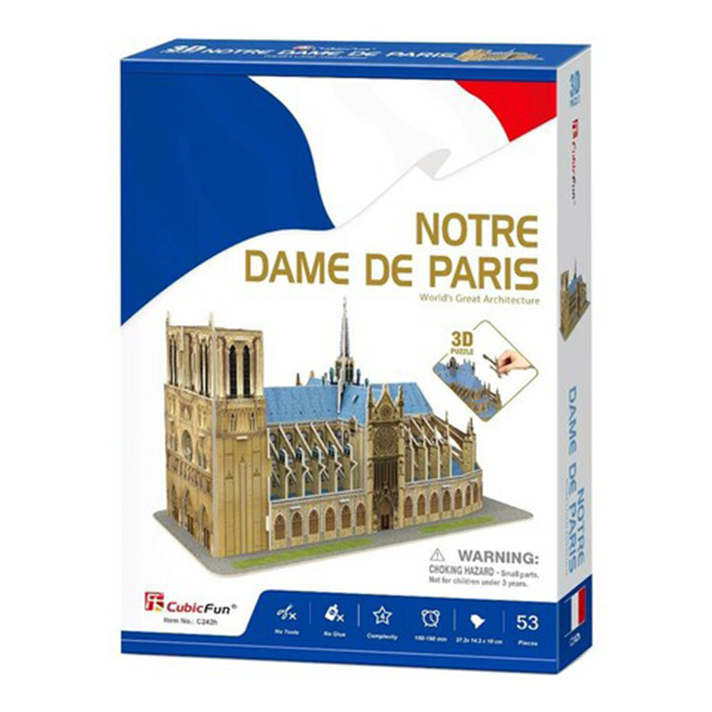 CUBICFUNCubic Fun 3D Puzzle Notre Dame De Parispapell.gr
