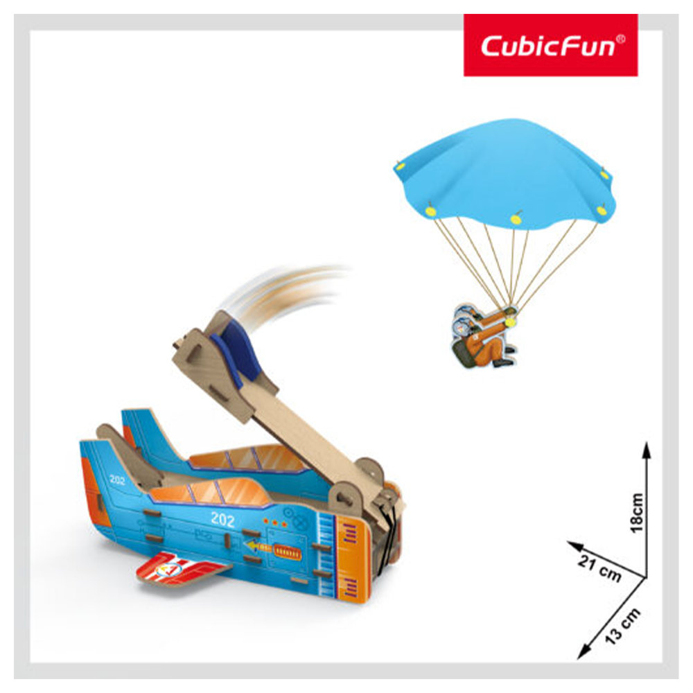 CUBICFUNCubic Fun Stem Εκτοξευτής Αλεξιπτωτιστών National Geographicpapell.gr