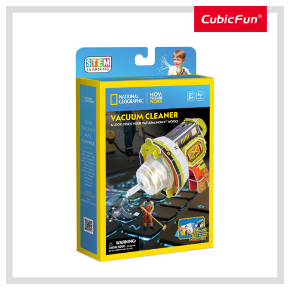 CUBICFUNCubic Fun Stem Ηλεκτρικό Σκουπάκι National Geographicpapell.gr