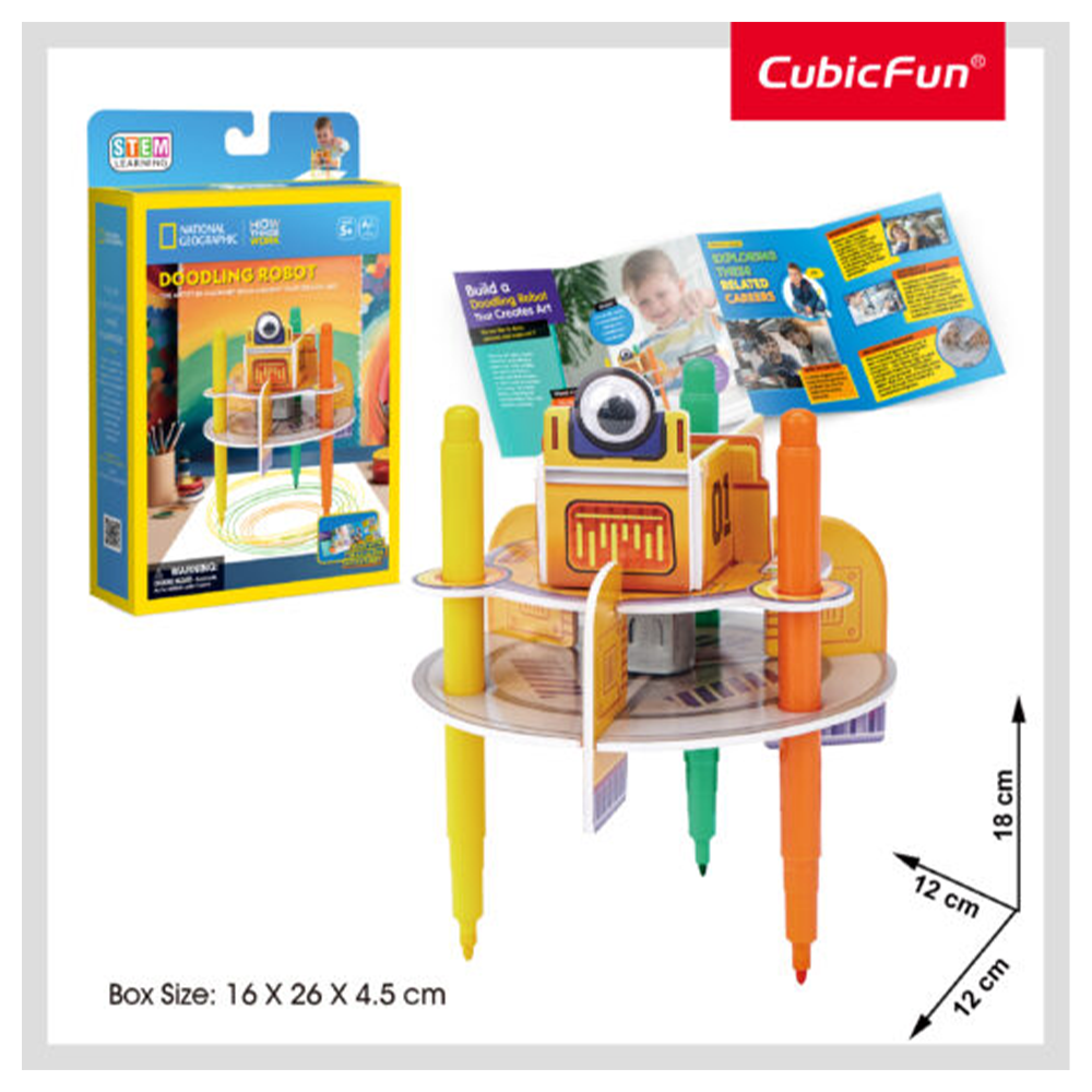 CUBICFUNCubic Fun Stem Ρομπότ Ζωγραφικής National Geographicpapell.gr