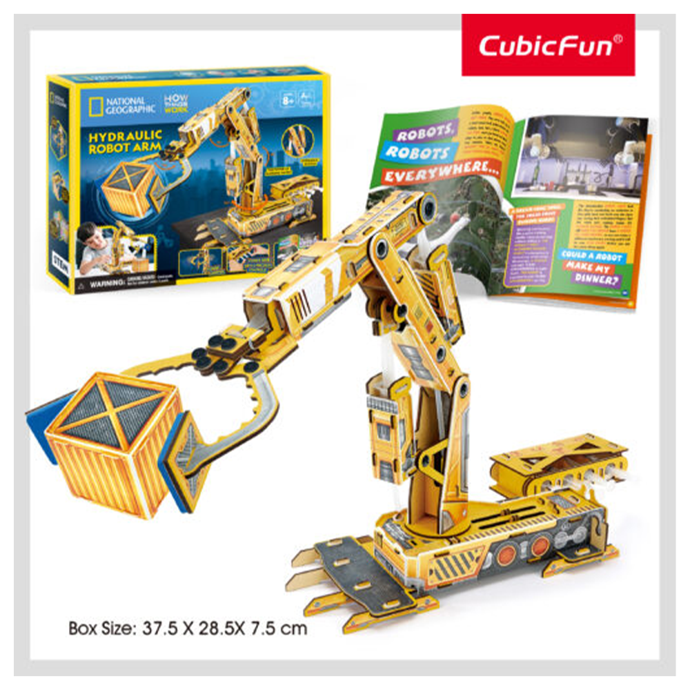 Cubic Fun Stem Υδραυλικός Ρομποτικός Βραχίονας National Geographic
