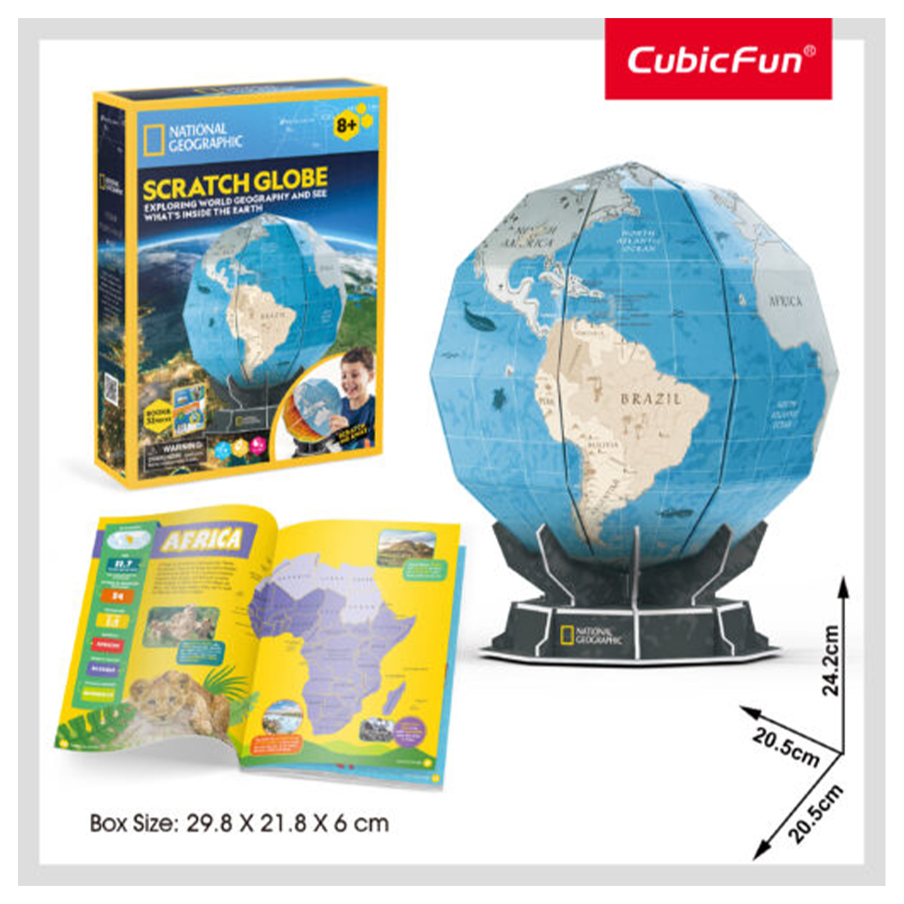 Cubic Fun Stem Υδρόγειος National Geographic