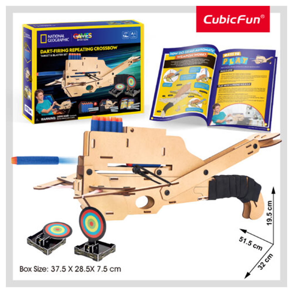 Cubic Fun Stem Βαλλίστρα Εκτοξευτής Βελών National Geographic