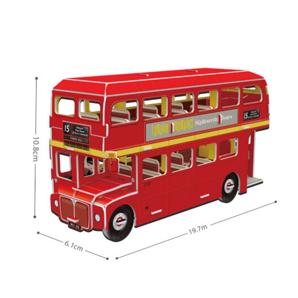 CUBICFUNCubik Fun 3D Puzzle  Double Decker Buspapell.gr
