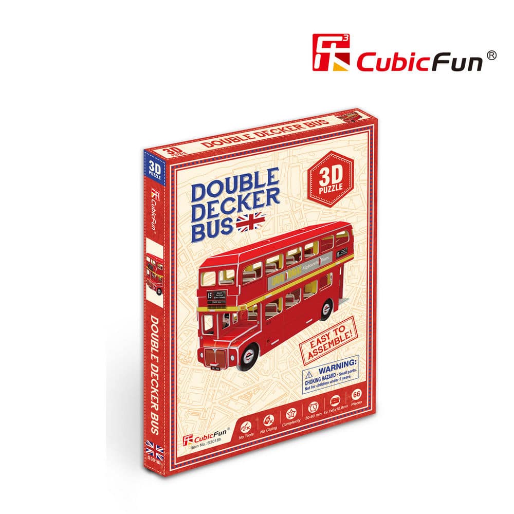 CUBICFUNCubik Fun 3D Puzzle  Double Decker Buspapell.gr