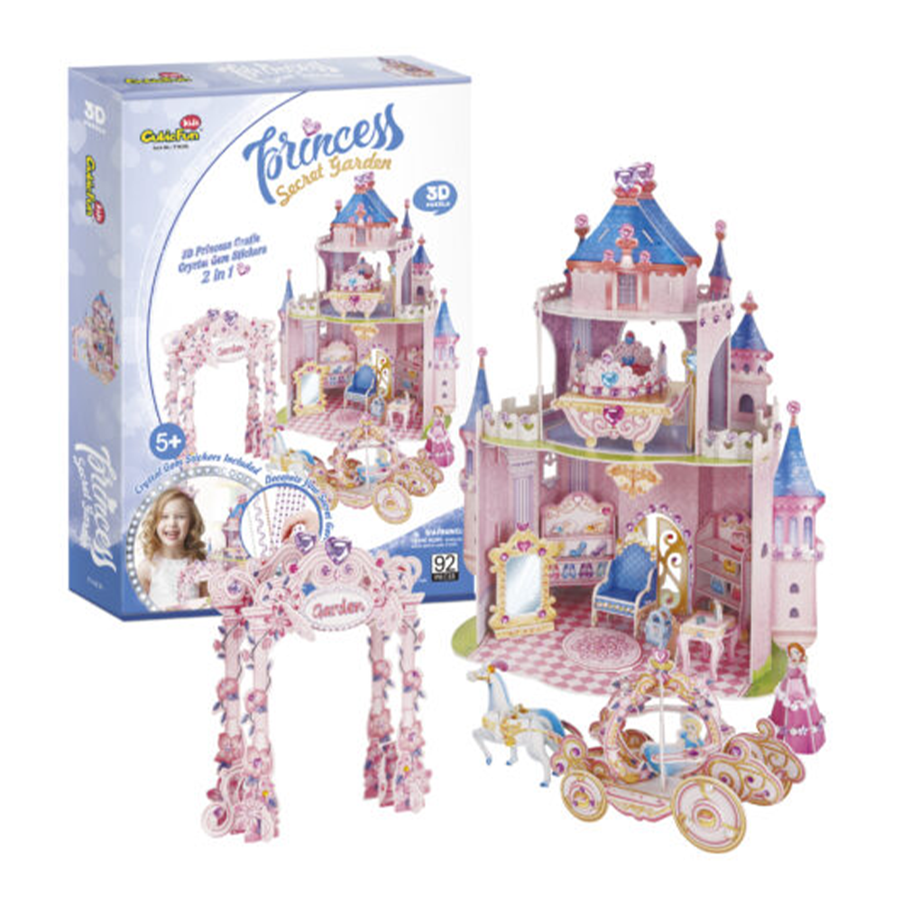 Cubik Fun 3D Puzzle Princess Secret Garden Dollhouse