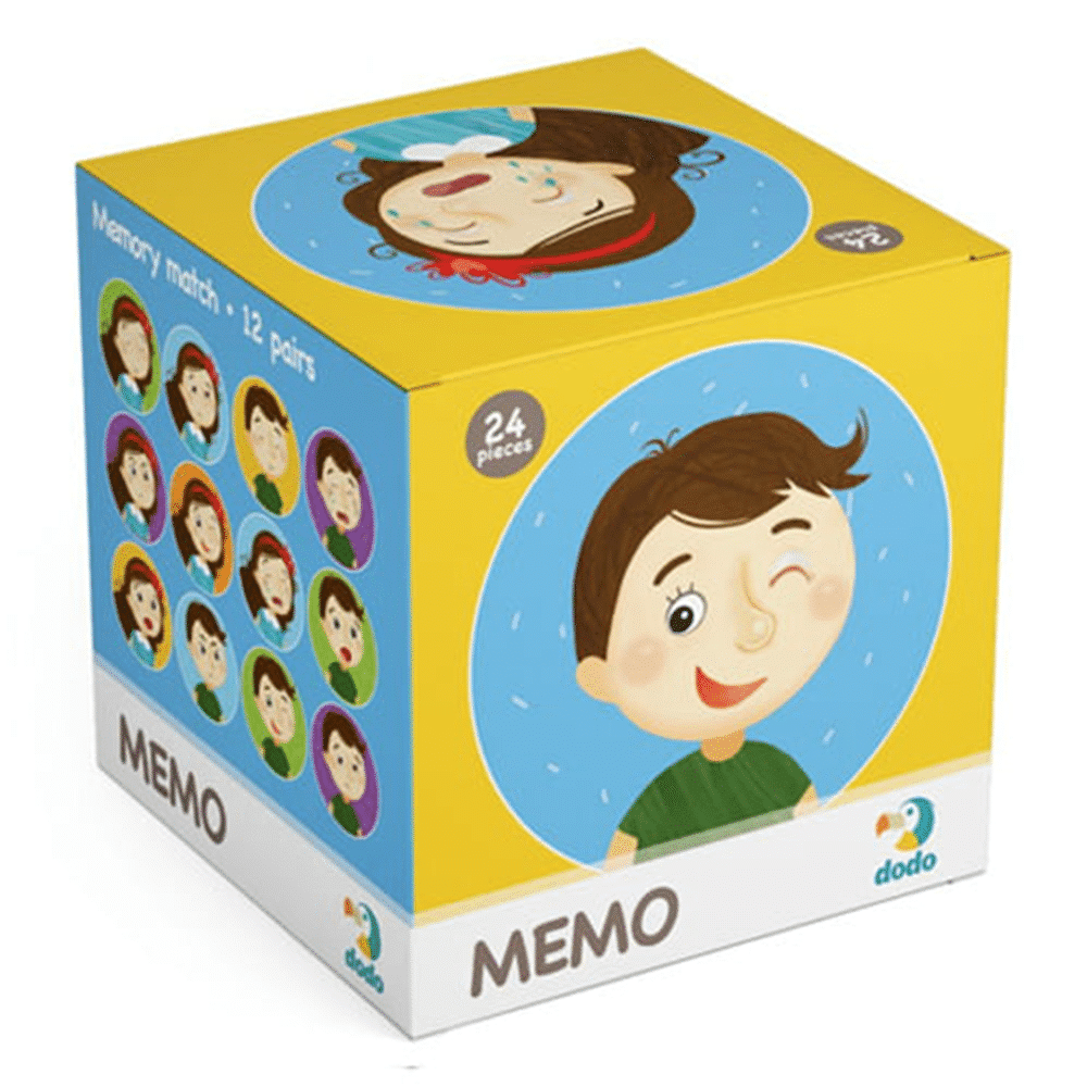 Dodo Mini Memo Game Emotions – Παιχνιδι Μνημης Συναισθηματα