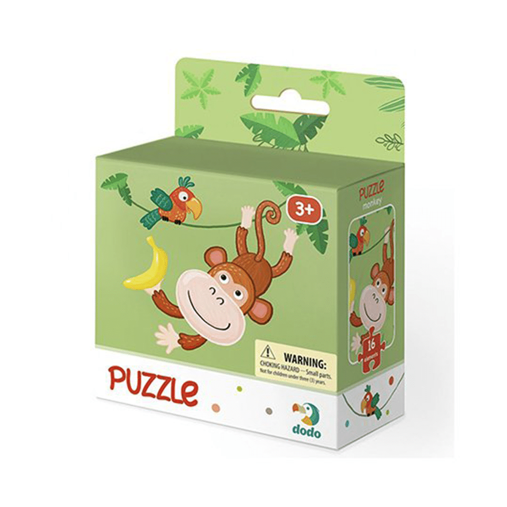 Dodo Puzzle Monkey – Παιδικο Παζλ Μαϊμου 16Pcs
