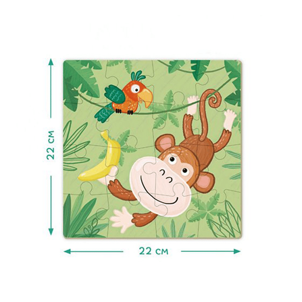 Dodo Puzzle Monkey – Παιδικο Παζλ Μαϊμου 16Pcs