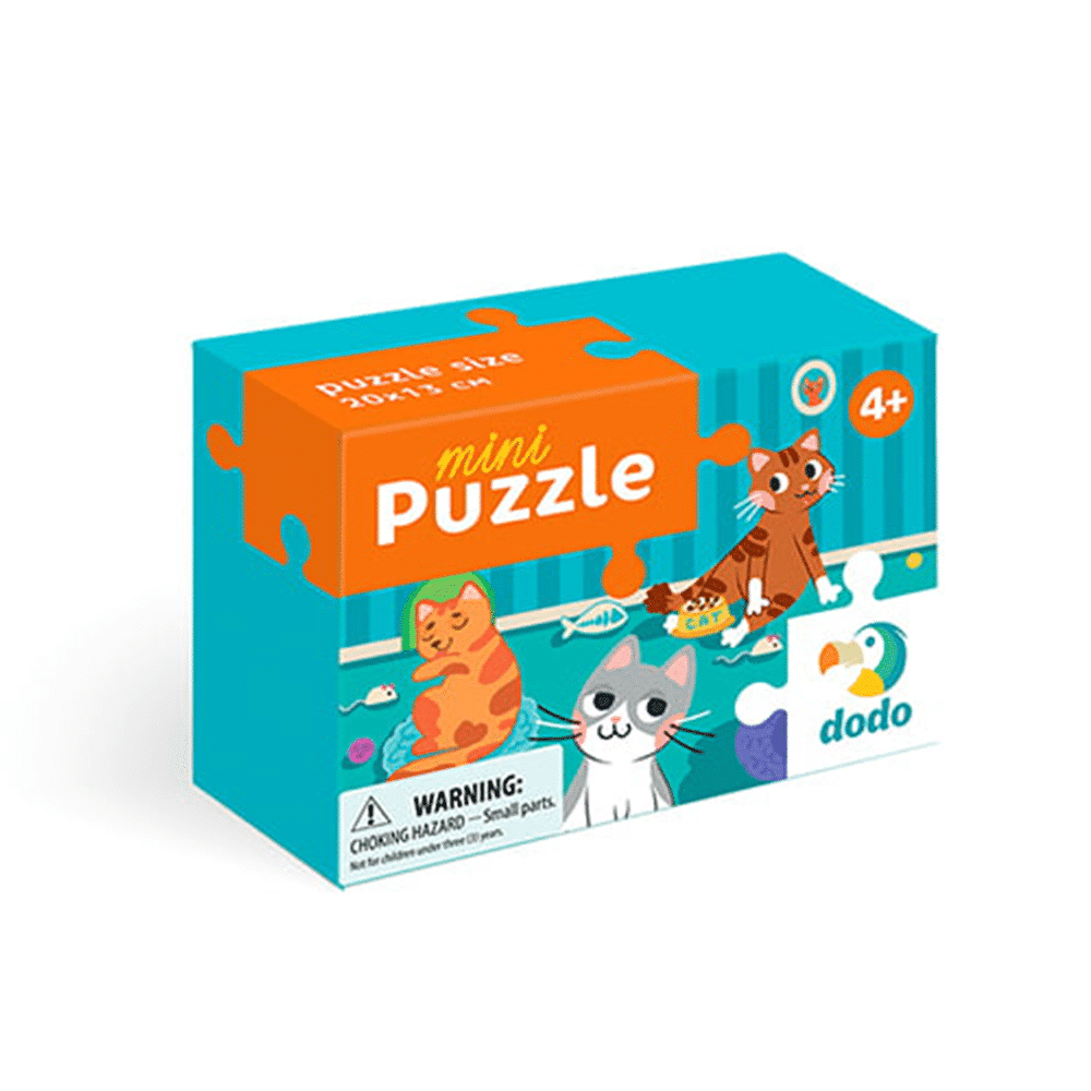 Dodo Mini Puzzle Crazy Cats – Τρελογατες 35Pcs