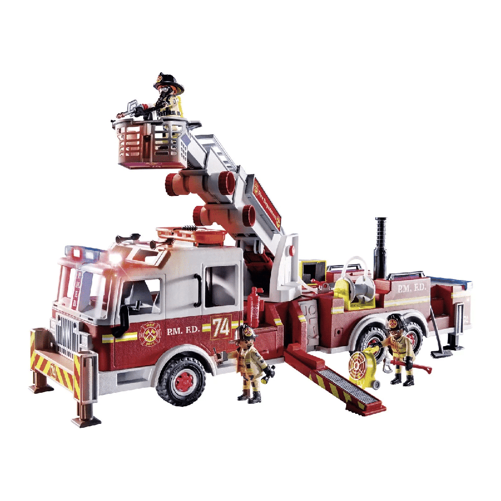 70935 Playmobil Us Tower Ladder Πυροσβεστικο Οχημα