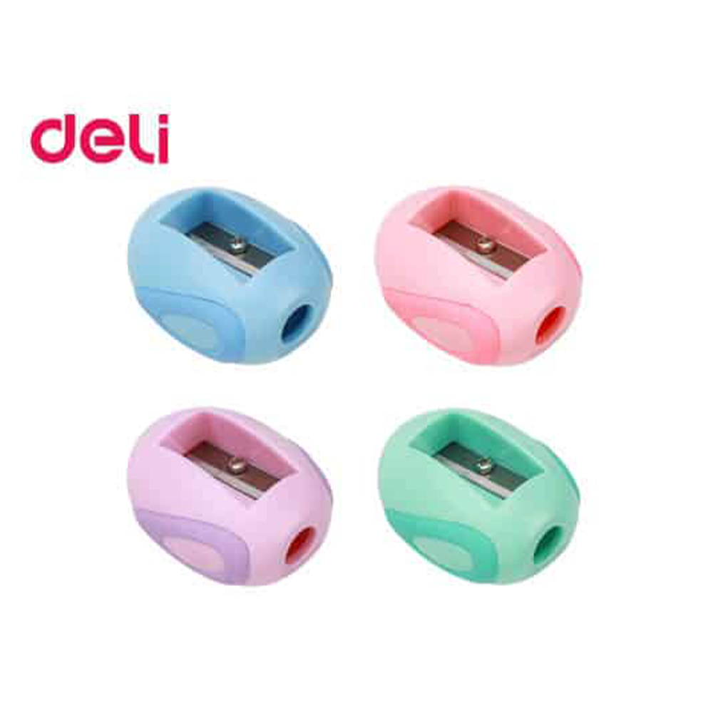 DELIDeli Ξύστρα Μονή Πλαστική Miyou 8mm 4 Σχέδια-1 Τμχpapell.gr