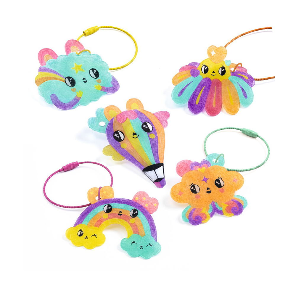 Djeco Artistic κατασκευάζω Χαριτωμένα μπρελόκ